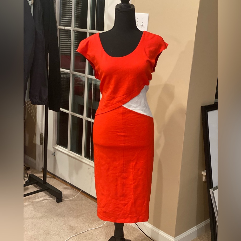 ARMANI Collezioni Stretch Knit Sheath Dress